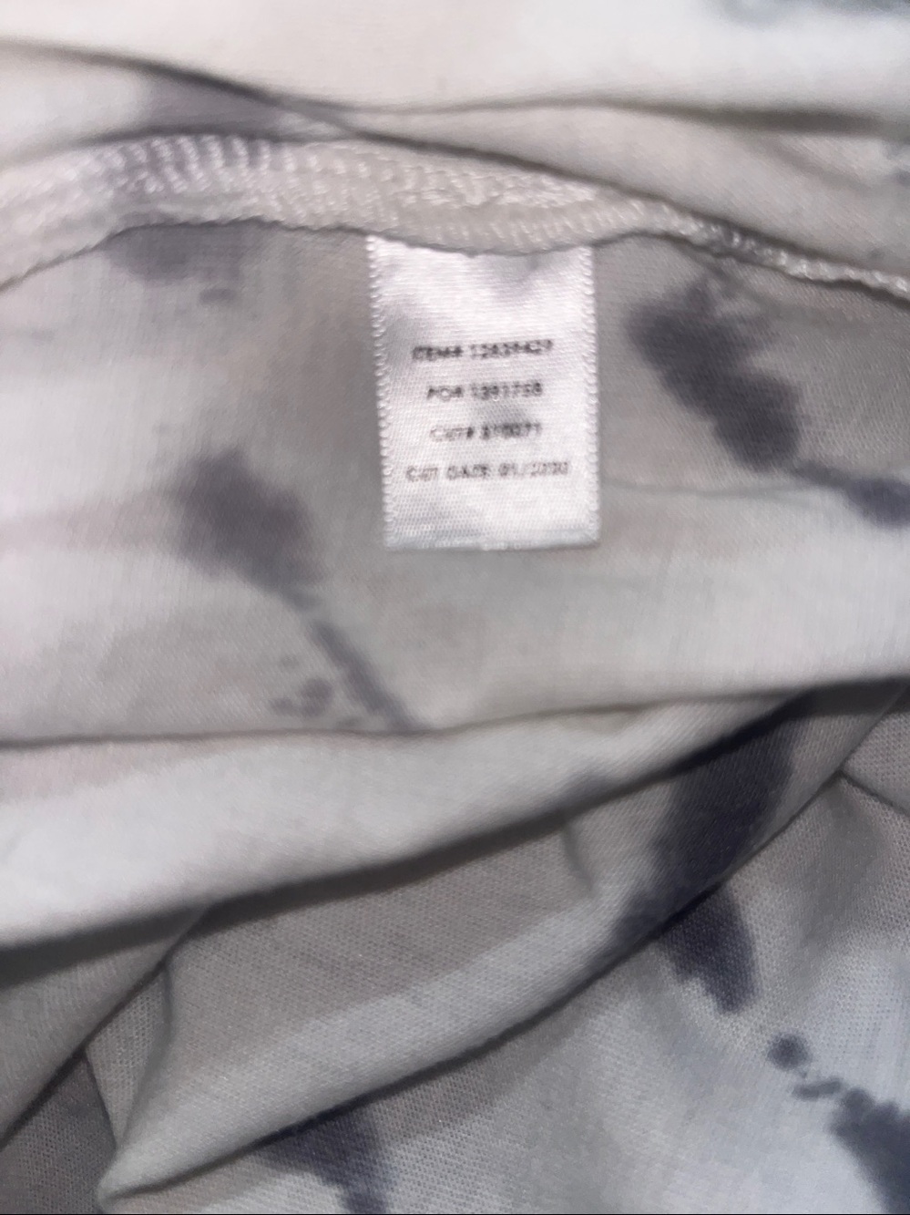 Torrid The Rolling Stones white & gray tie dye tank Size 1 (1X 14/16) - Picture 5 of 7